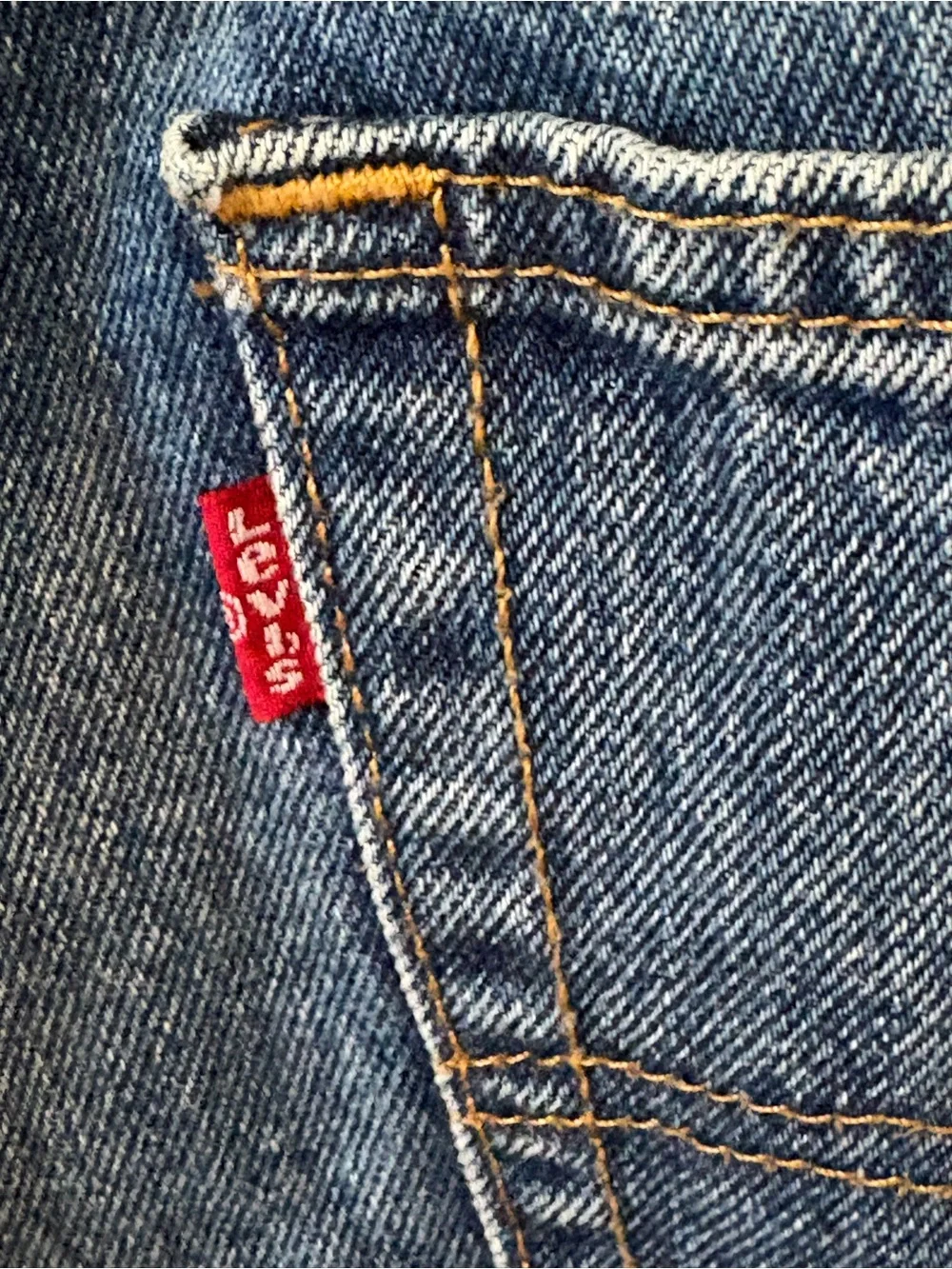 Levi's Men's 505 size 34x34 Straight Blue Denim Jeans
